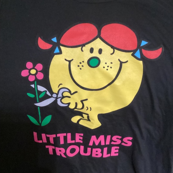 New Mr. men and Little Miss T Shirt size Small/ Little Miss Trouble - Picture 2 of 4